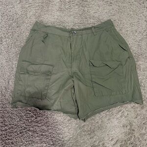 Olive Green women’s Cargo Shorts